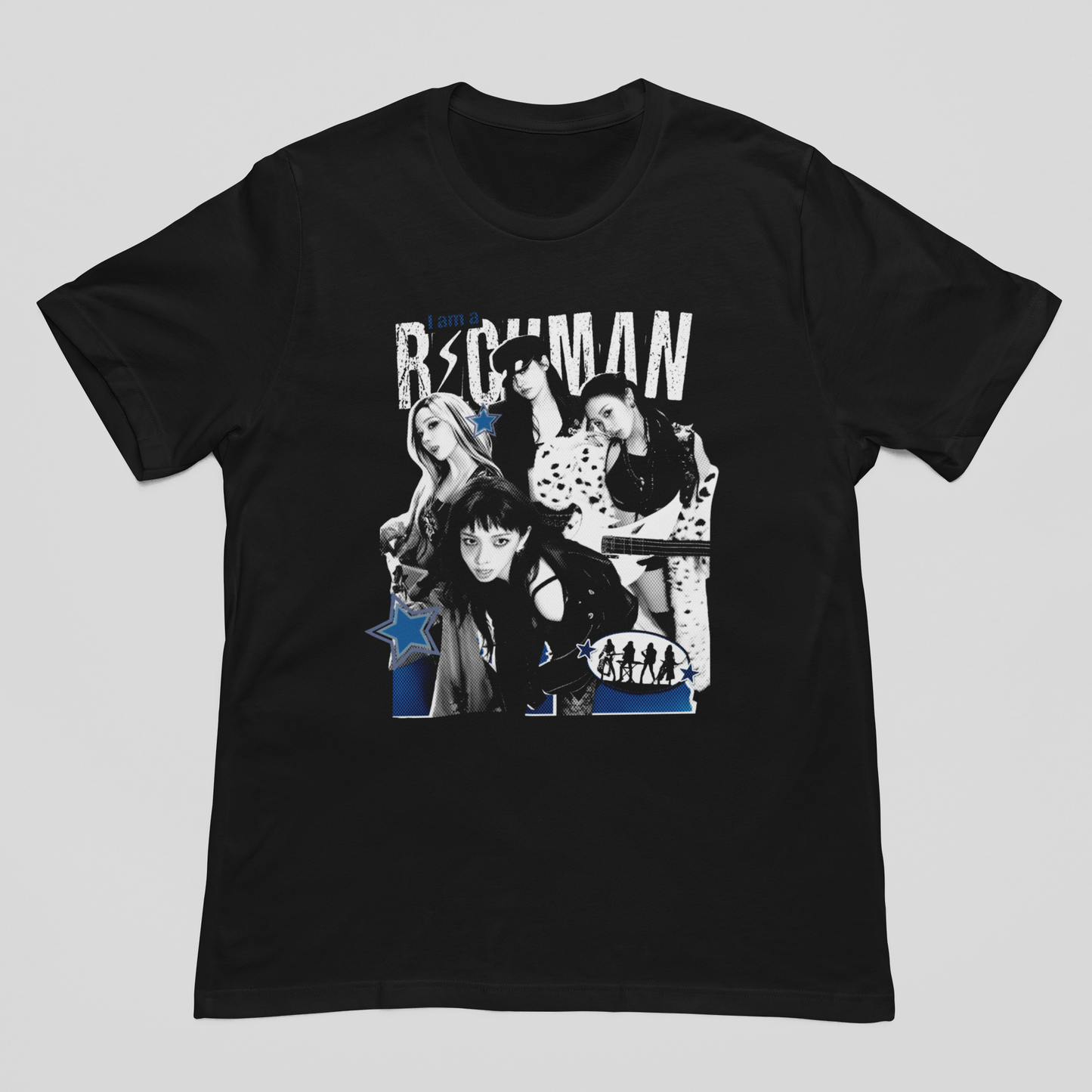 Camiseta Básica Aespa Rich Man Halftone