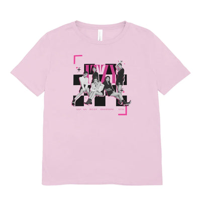 Camiseta Básica Itzy Aesthetic - rosa bebê