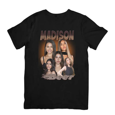 Camiseta Básica Madison Beer Aesthetic Preto