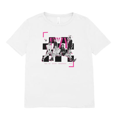 Camiseta Básica Itzy Aesthetic -branco