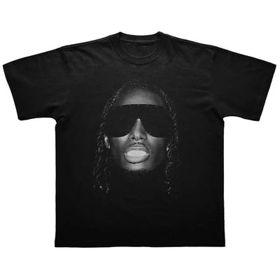Camiseta Básica Playboi Carti B&W - PRETO