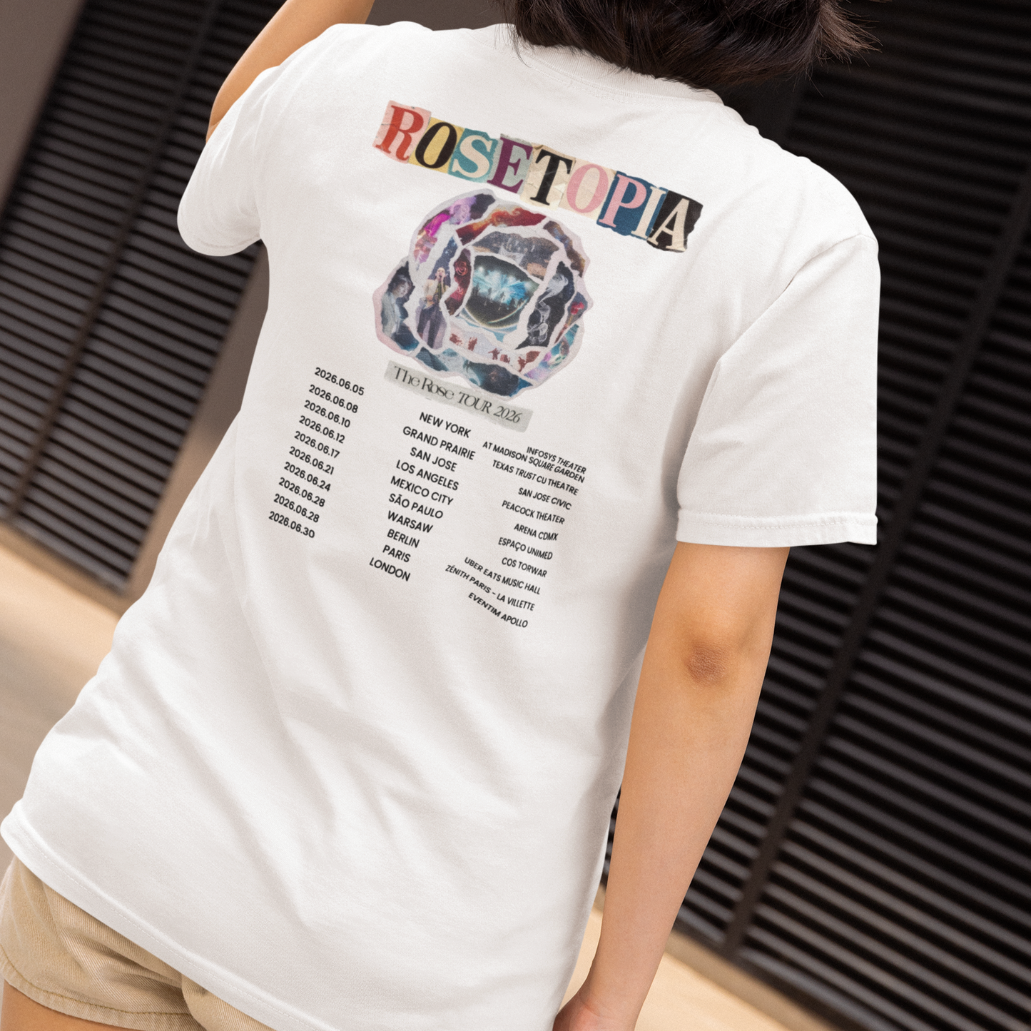 Camiseta Básica The Rose Rosetopia Tour