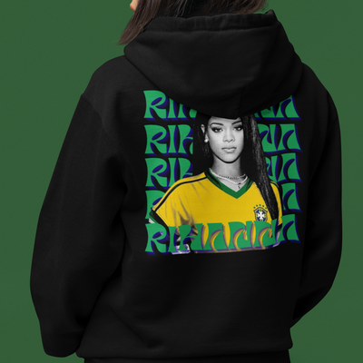 Moletom Canguru Rihanna Diva Da Copa