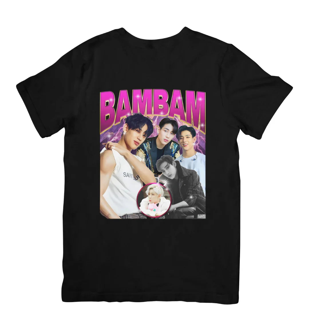 Camiseta Básica GOT7 Bambam - preto