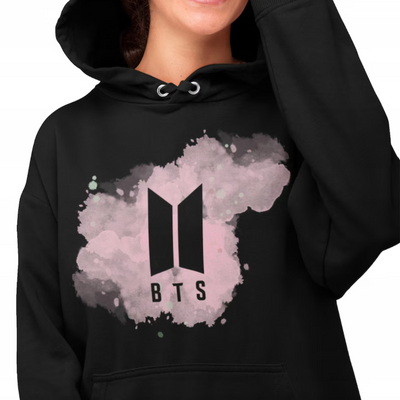 Moletom Canguru BTS Bangtan Boys - Preto