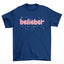 Camiseta Básica Justin Bieber Belieber Azul Marinho