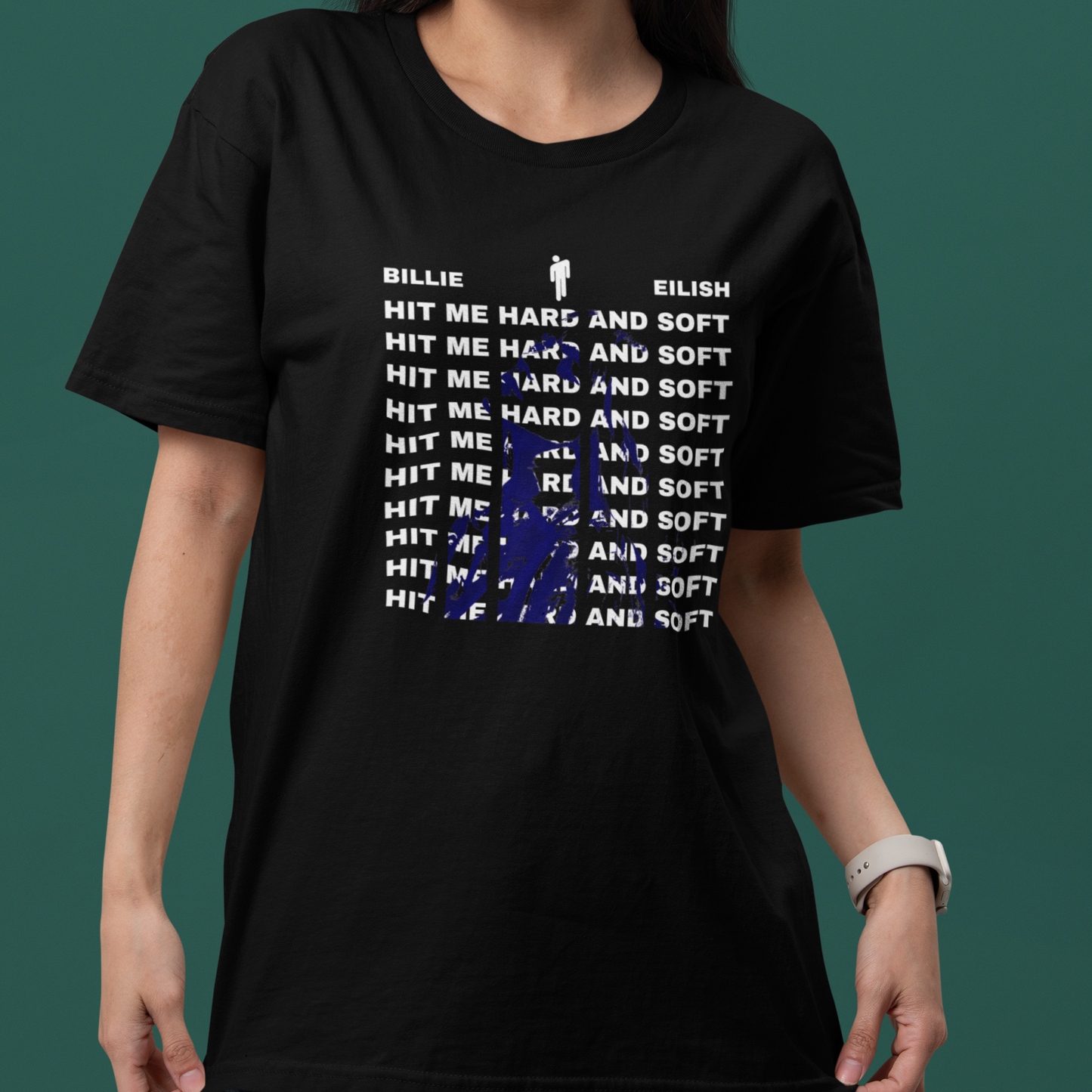 Camiseta Básica Billie Eilish Hit Me Hard