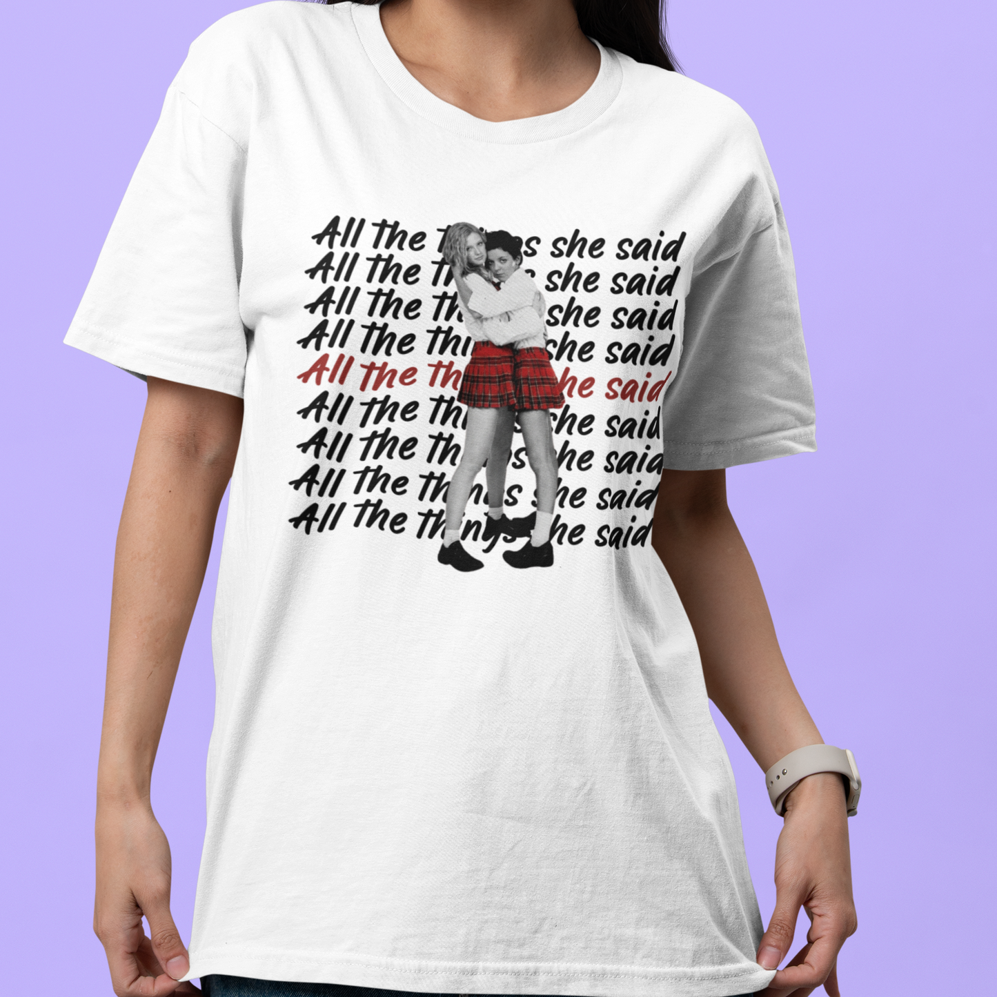 Camiseta Básica T.A.T.U All The Things She Said