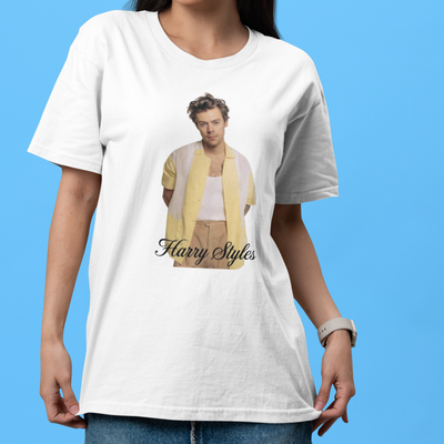 Camiseta Básica Harry Styles Photo Mood