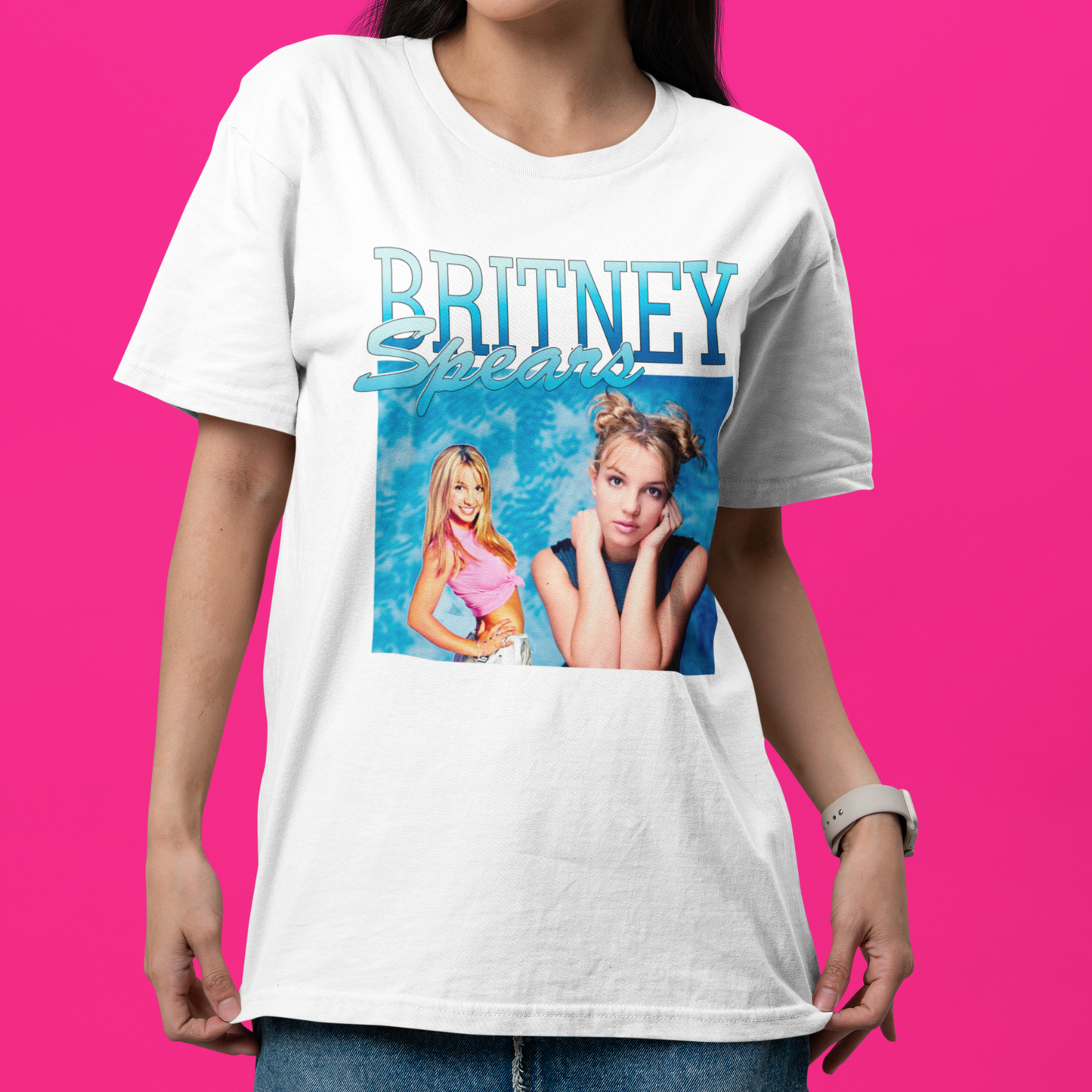 Camiseta Básica Britney Spears Cantora