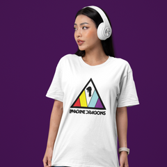 Camiseta Básica Imagine Dragons Triangle Merch