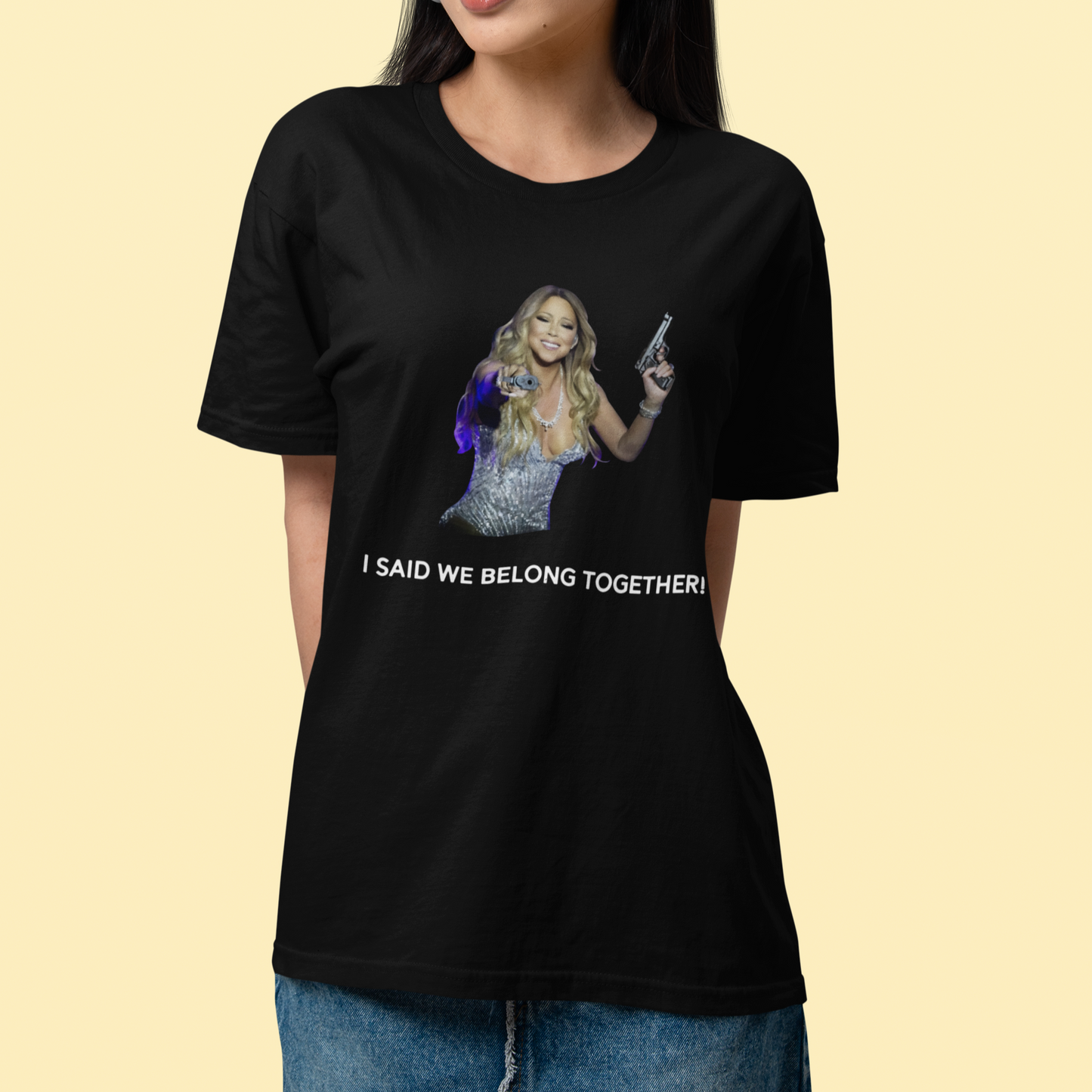 Camiseta Básica Mariah Carey Meme