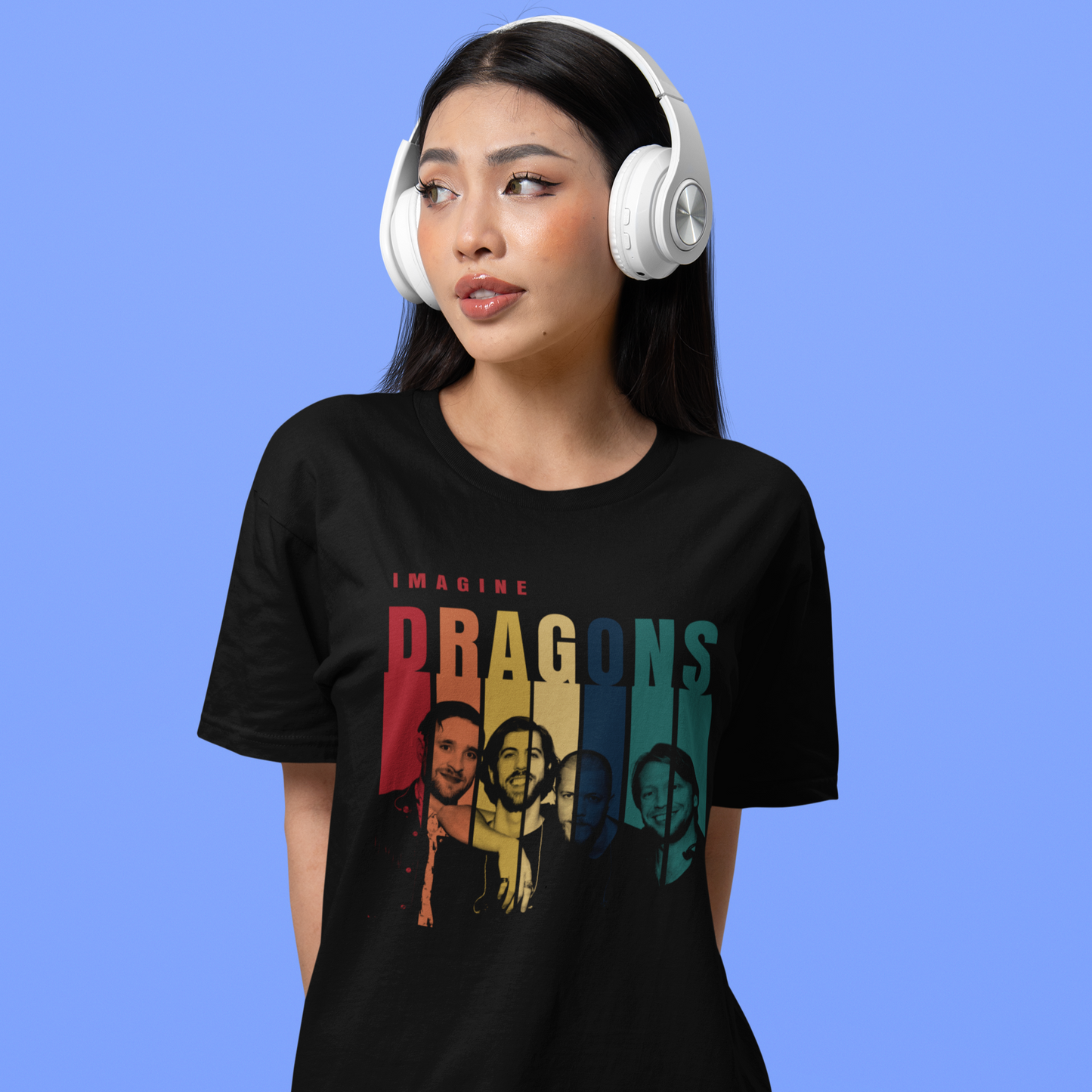 Camiseta Básica Imagine Dragons Graphic