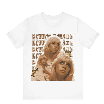 Camiseta Básica Billie Eilish Collab - Branco