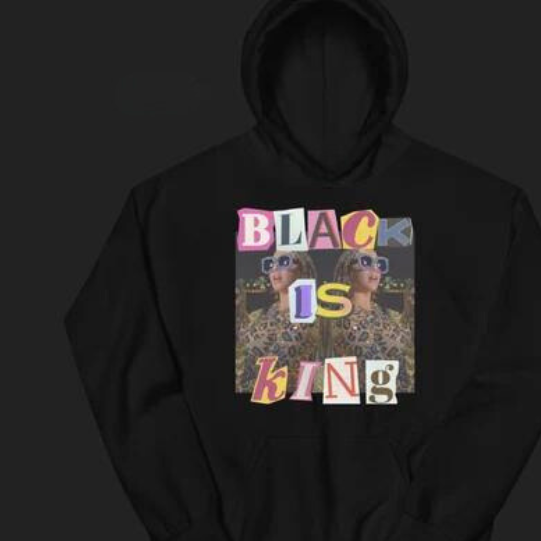 Moletom Canguru Beyonce Black Is King - Preto