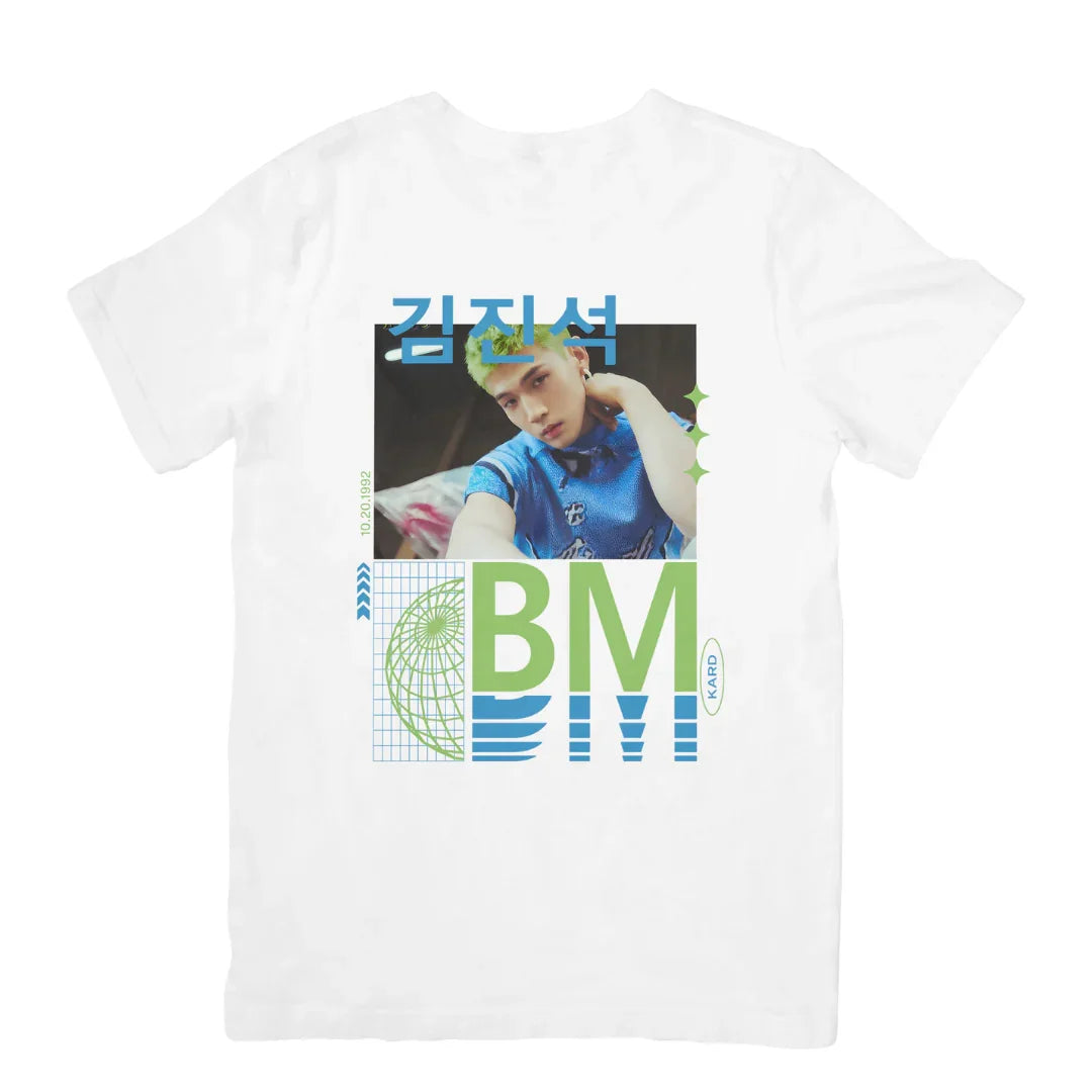 Camiseta Básica Kard BM Graphic - branco