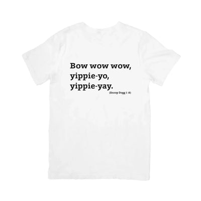 Camiseta Básica Snoop Dogg Bom Wow Wow Branco