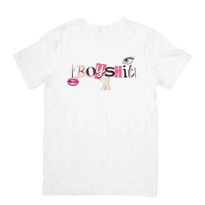 Camiseta Básica Madison Beer Boyshit Branco
