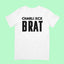 Camiseta Básica Charli XCX Brat  Branco