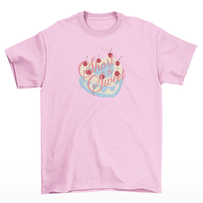 Camiseta Básica Sabrina Carpenter S.N.S-ROSA BEBE