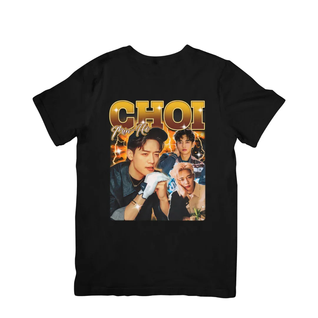 Camiseta Básica Shinee Choi - preto