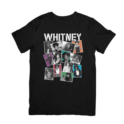 Camiseta Básica Whitney Houston Collab-PRETO