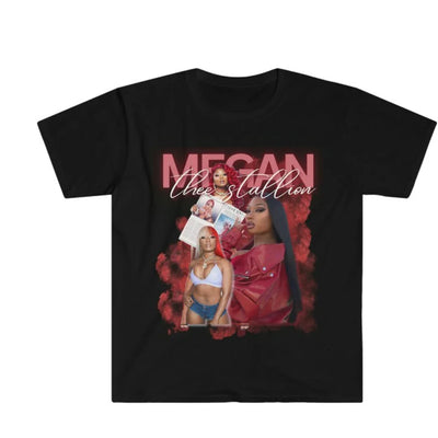 Camiseta Básica Megan Thee Stallion Collab-PRETO