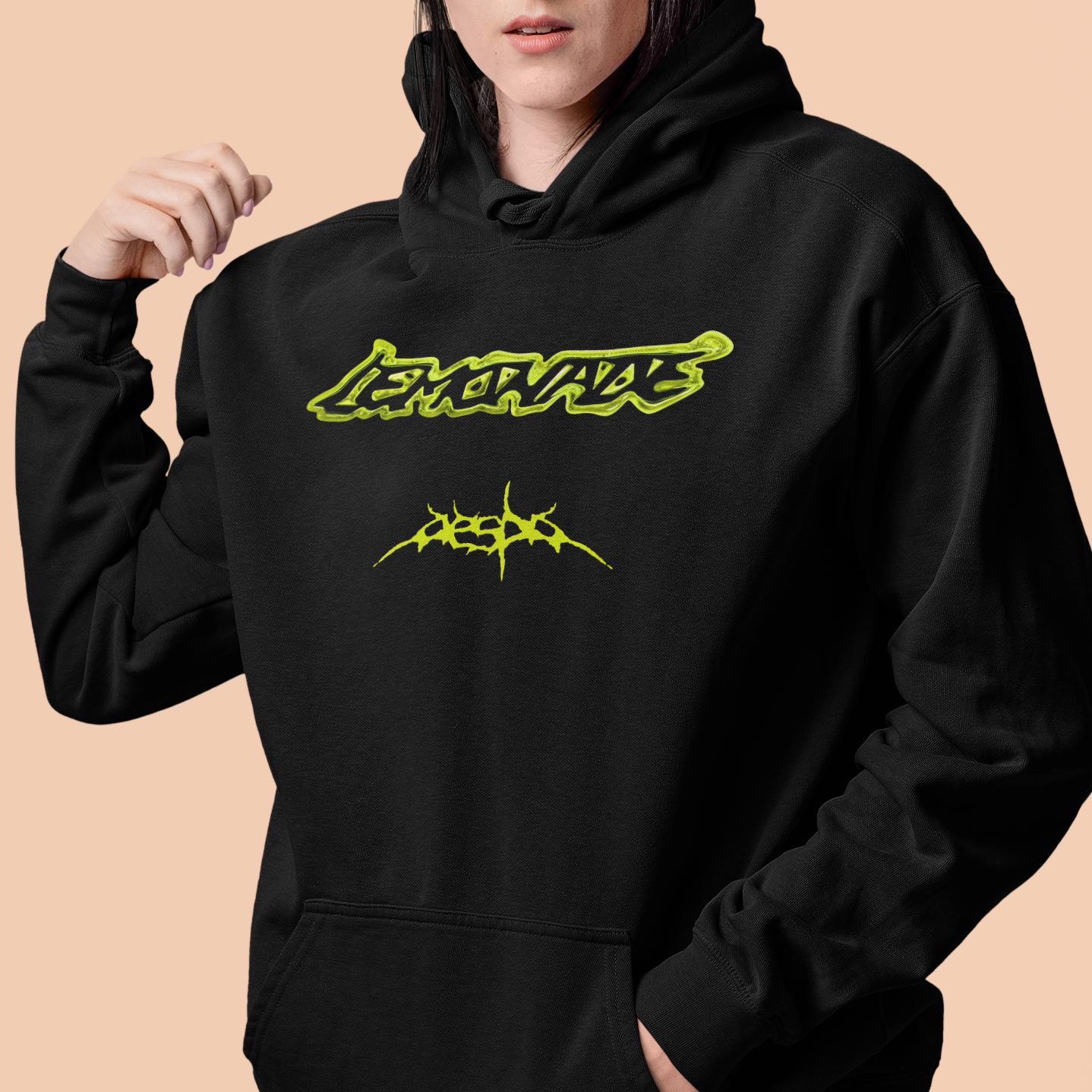 Moletom Canguru Aespa Lemonade Logo