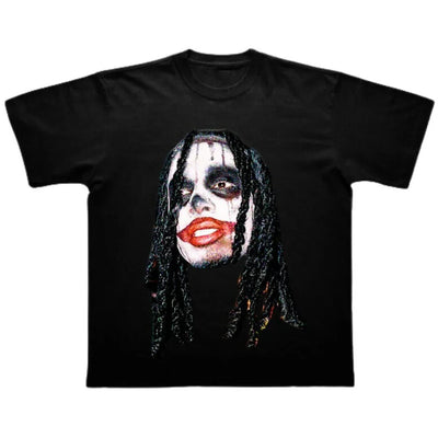 Camiseta Básica Playboi Carti Coringa - PRETO 