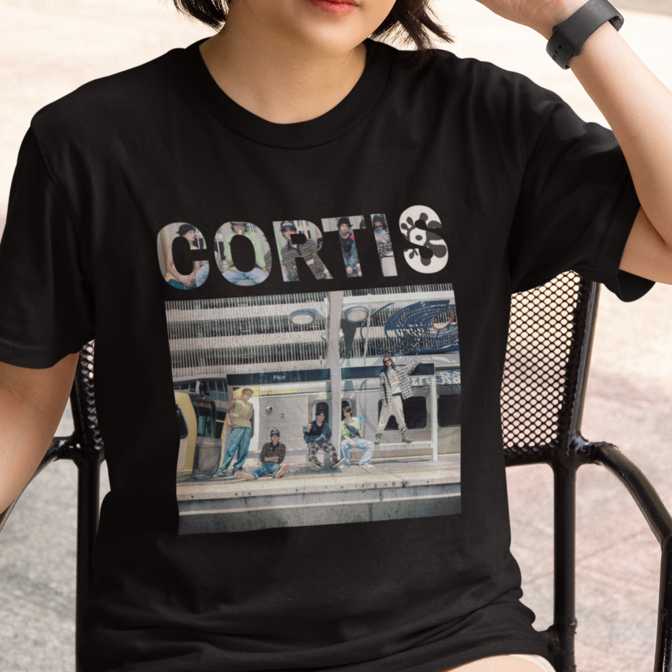 Camiseta Básica Cortis Collage Group