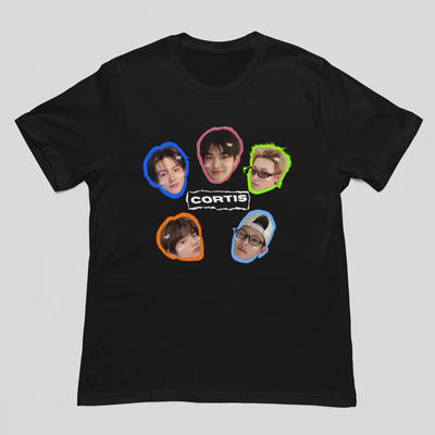 Camiseta Básica Cortis Faces