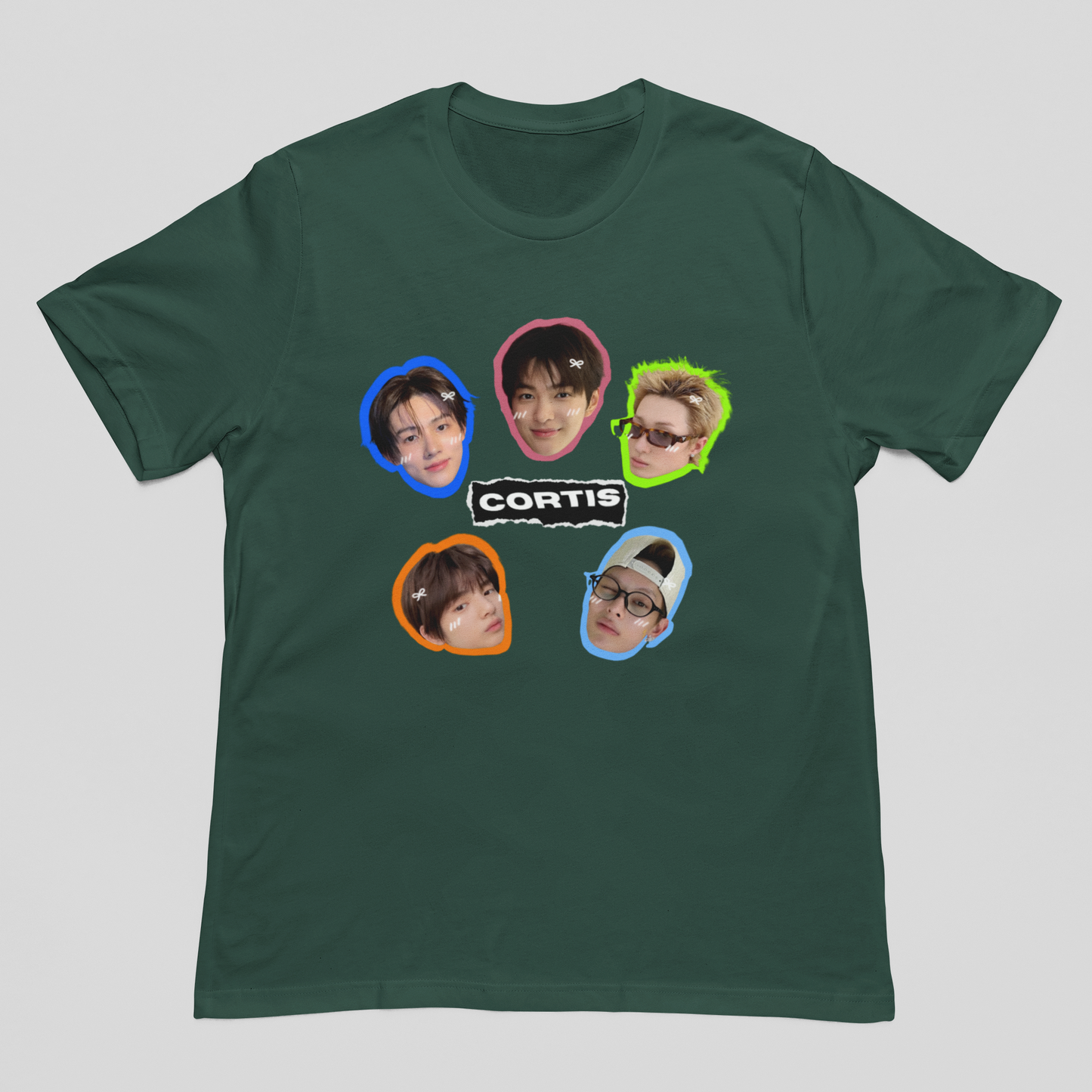 Camiseta Básica Cortis Faces