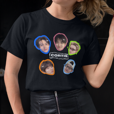 Camiseta Básica Cortis Faces