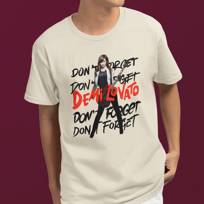Camiseta Básica Don't Forget Demi Lovato