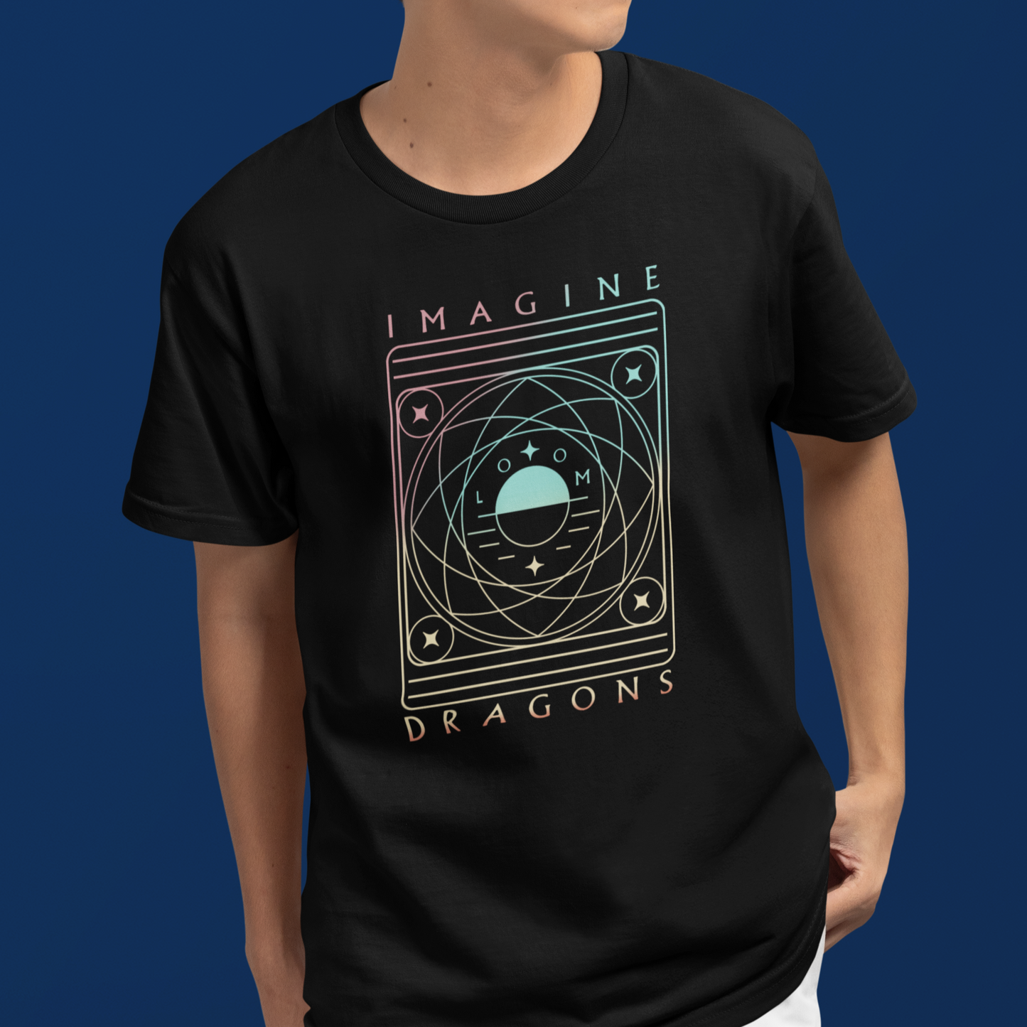 Camiseta Básica Imagine Dragons I.D.L Loom