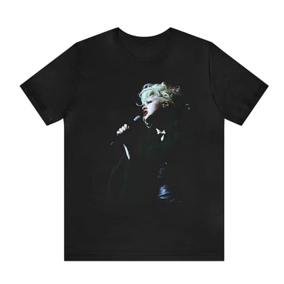 Camiseta Básica Cyndi Lauper Aesthetic - Preto
