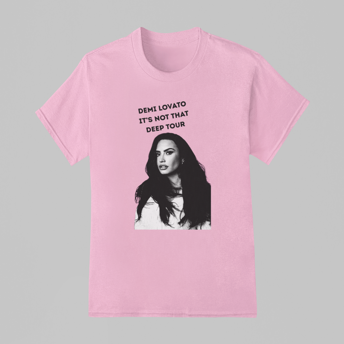 Camiseta Básica Demi Lovato Halftone