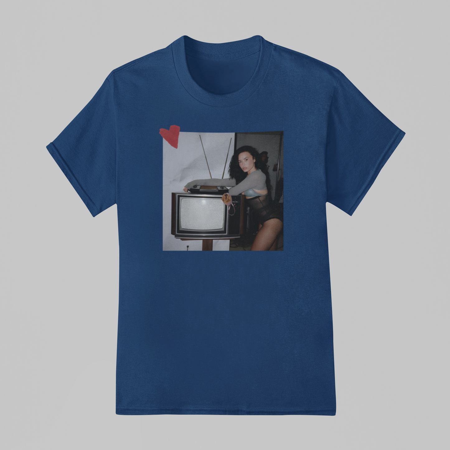Camiseta Básica Demi Lovato Photo Love