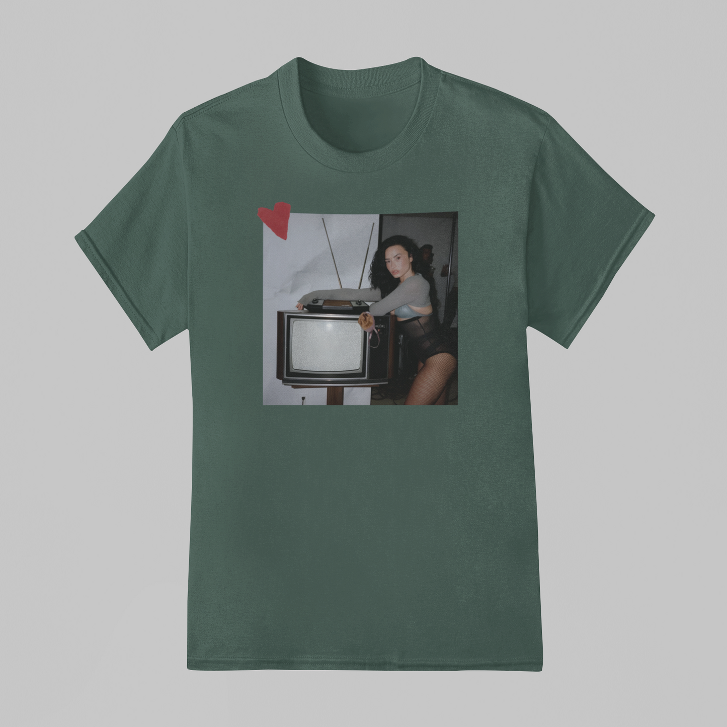 Camiseta Básica Demi Lovato Photo Love