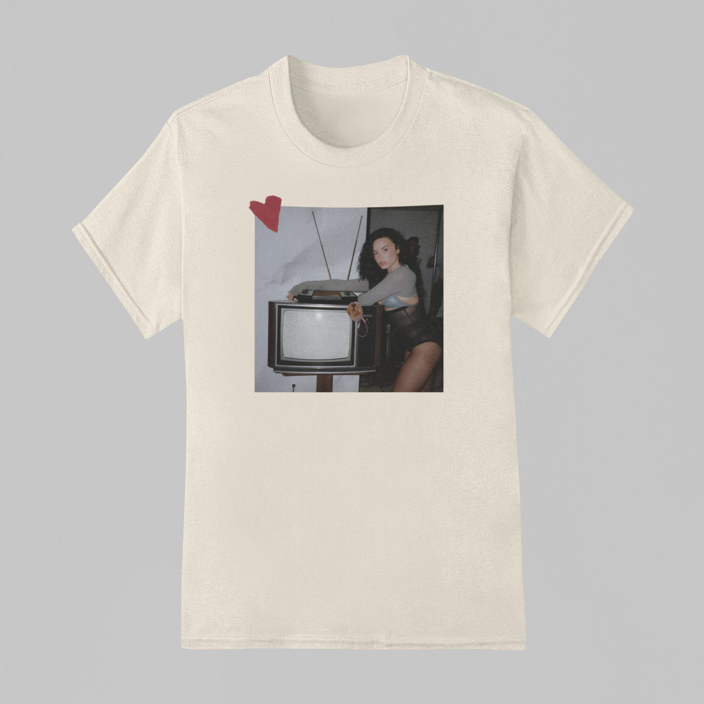 Camiseta Básica Demi Lovato Photo Love