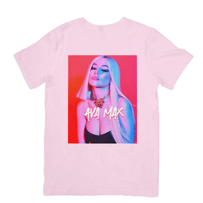 Camiseta Básica Ava Max Design - Rosa bebê