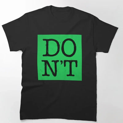 Camiseta Básica Ed Sheeran Don't Preto