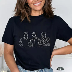 Camiseta Básica Jonas Brothers Drawing