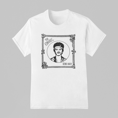 Camiseta Básica Bruno Mars The Romantic