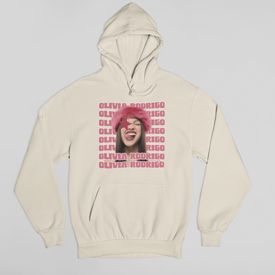 Moletom Canguru Olivia Rodrigo Pink Mood