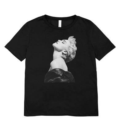 Camiseta Básica Madonna Half Jacket Preto