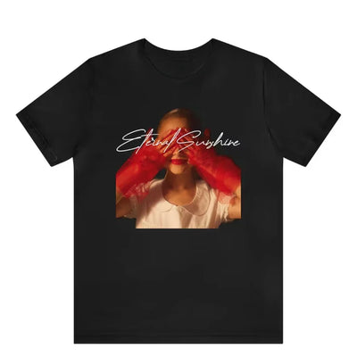 Camiseta Básica Ariana Grande Eternal Sunshine - Preto