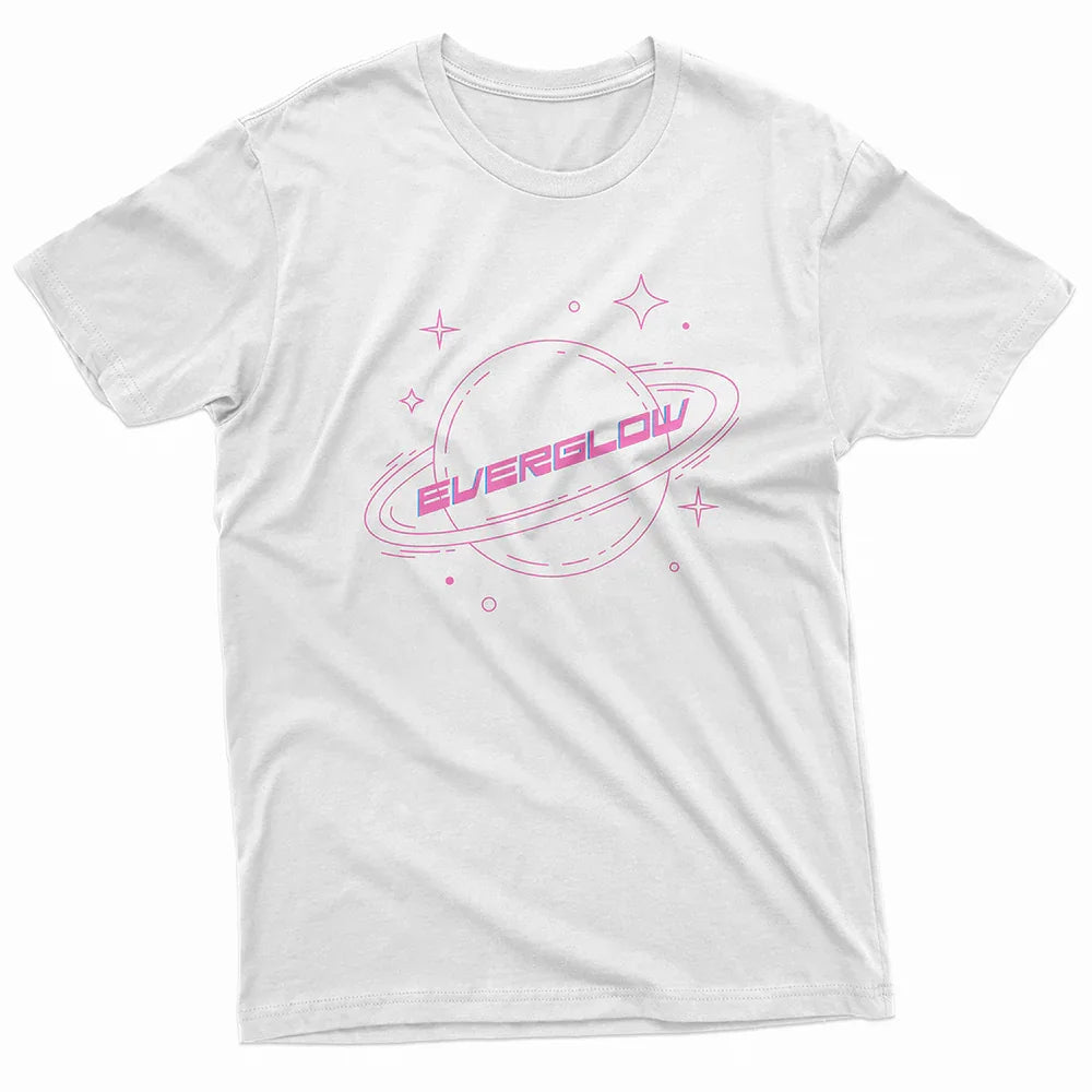 Camiseta Básica Everglow Space - branco