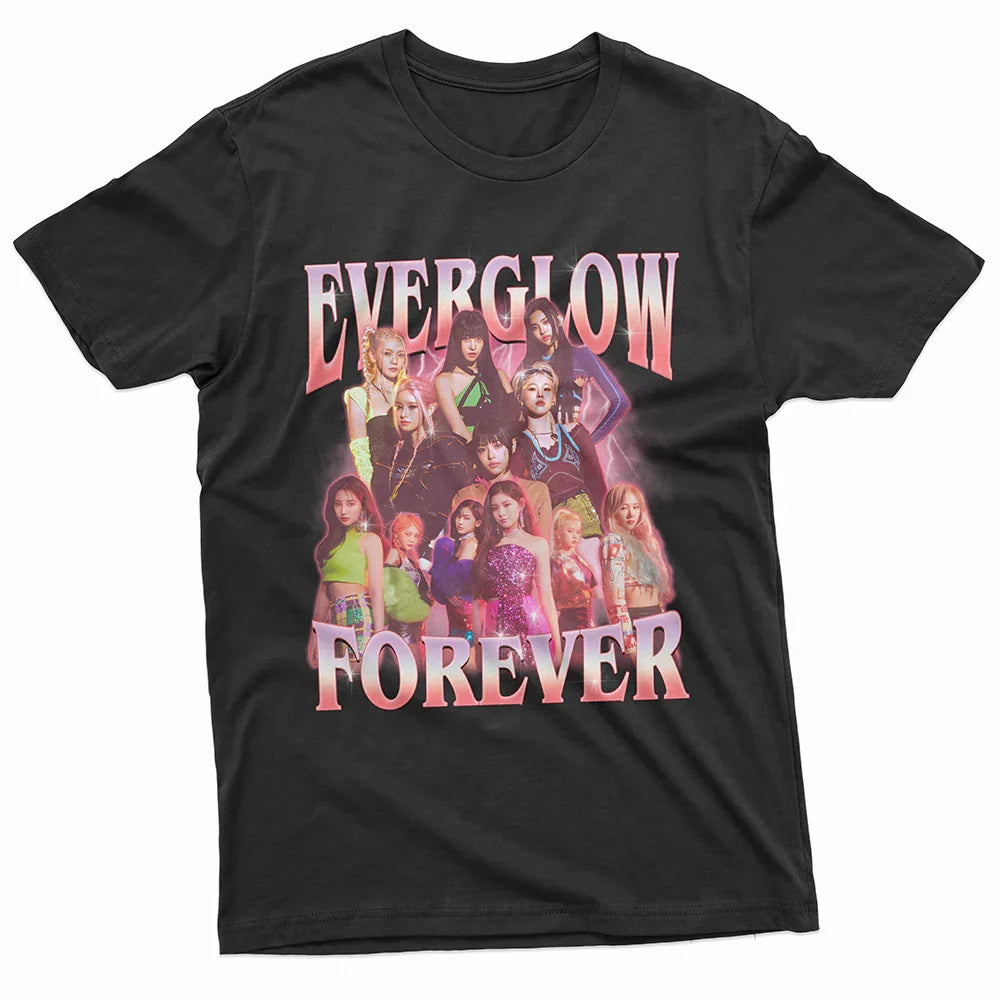 Camiseta Básica Everglow Forever - preto