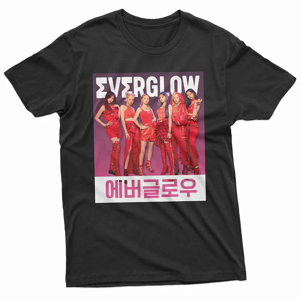Camiseta Básica Everglow Aesthetic - preto